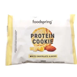 Foodspring Cookie Proteico Gusto Cioccolato Bianco e Mandorle 1 Pezzo