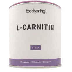 Foodspring L-Carnitina Integratore Alimentare per Allenamento 120 Capsule