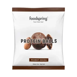Foodspring Protein Balls Arachidi/cacao per Crescita Muscolare 40gr