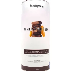 Foodspring Whey Protein Cioccolato e Burro d’Arachidi Alimento Proteico 750g