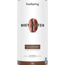 Foodspring Whey Protein Proteine in Polvere Gusto Caffè 750 gr