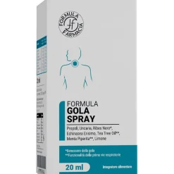Formula Farmacia Gola Spray Adulti per Benessere Gola e Difese Immunitarie 20 ml