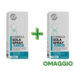 Formula Gola Spray Junior per Benessere Gola Bambini Spray 20 ml + 1 Confezione Omaggio