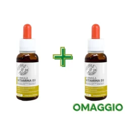 Formula Vitamina D3 Gocce per Ossa Denti e Sistema Immunitario 20 ml + 1 Confezione Omaggio