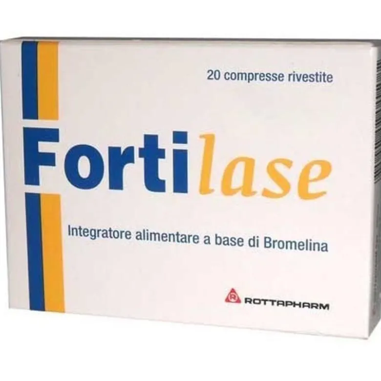 Fortilase Integratore Antinfiammatorio Bromelina 20 Compresse