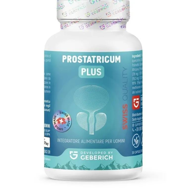 Geberich Prostatricum Plus Integratore per il Benessere della Prostata 30 Capsule