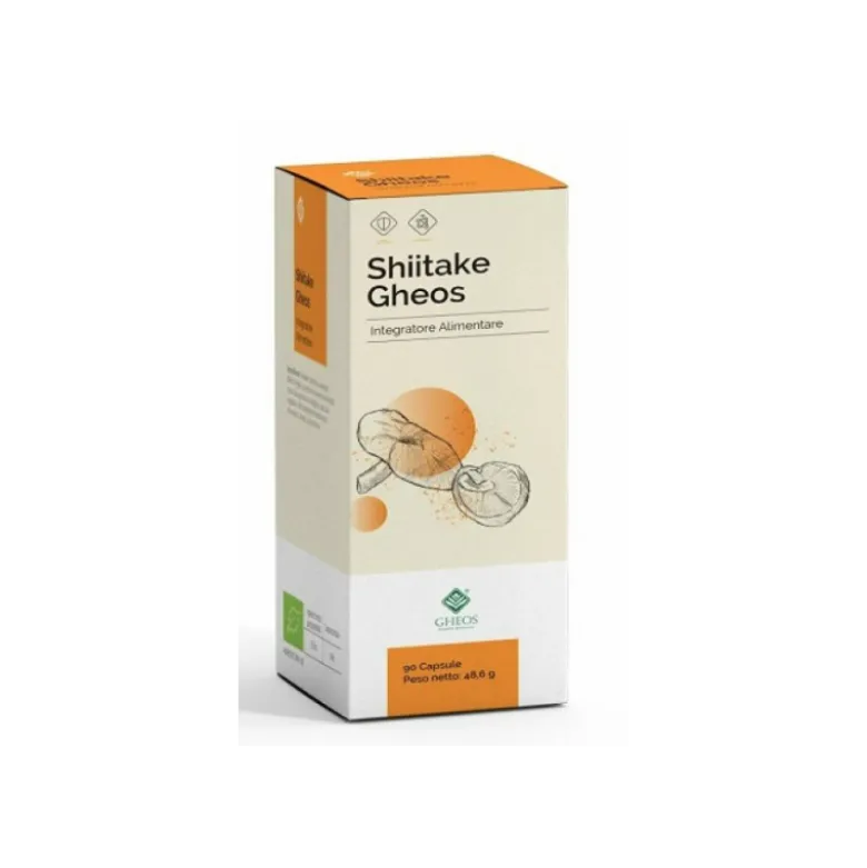 Gheos Shiitake Integratore per Difese Immunitarie 90 Capsule