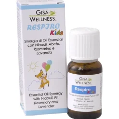 Gisa Wellness Respiro Kids Sinergia Oli Essenziali 15 ml