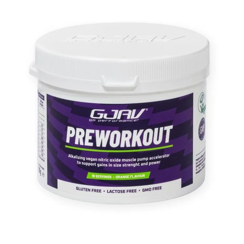 Gjav Preworkout Arancia Creatina e Arginina 261 g