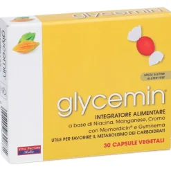 Glycemin per Controllo Metabolismo Zuccheri 30 Capsule