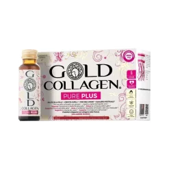 Gold Collagen Pure Plus Integratore per Pelle, Capelli e Unghie 10 Flaconcini
