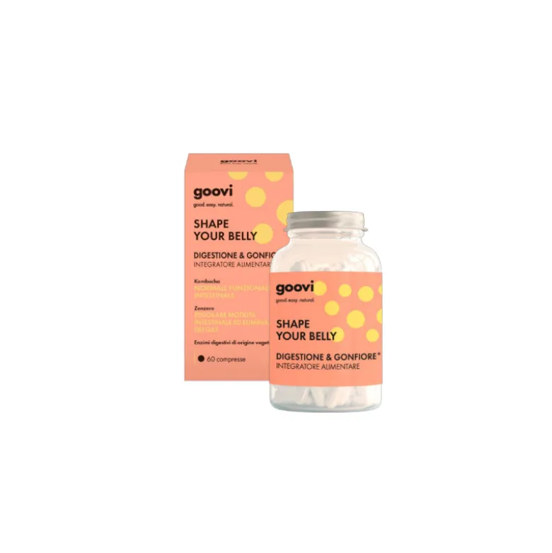 Goovi Shape Your Belly Integratore Digestione e Gonfiore 60 Compresse