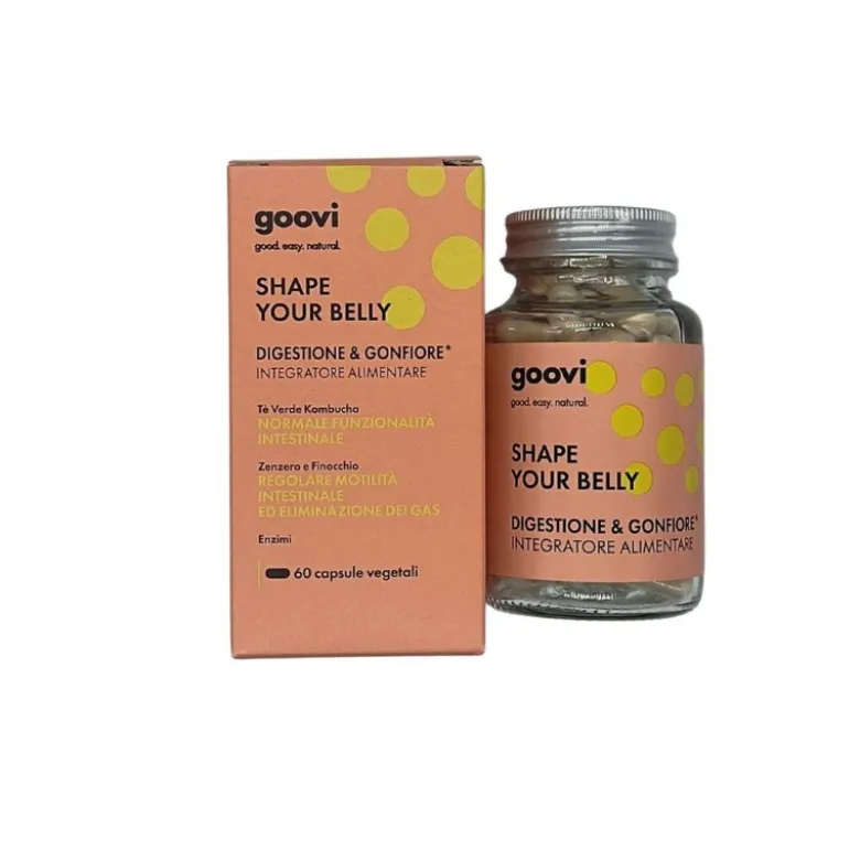 Goovi Shape Your Belly Integratore Digestione e Gonfiore 60 Compresse