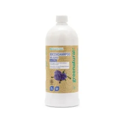 Greenatural Doccia Shampoo Lino e Riso Delicato 2 in 1 1 Litro