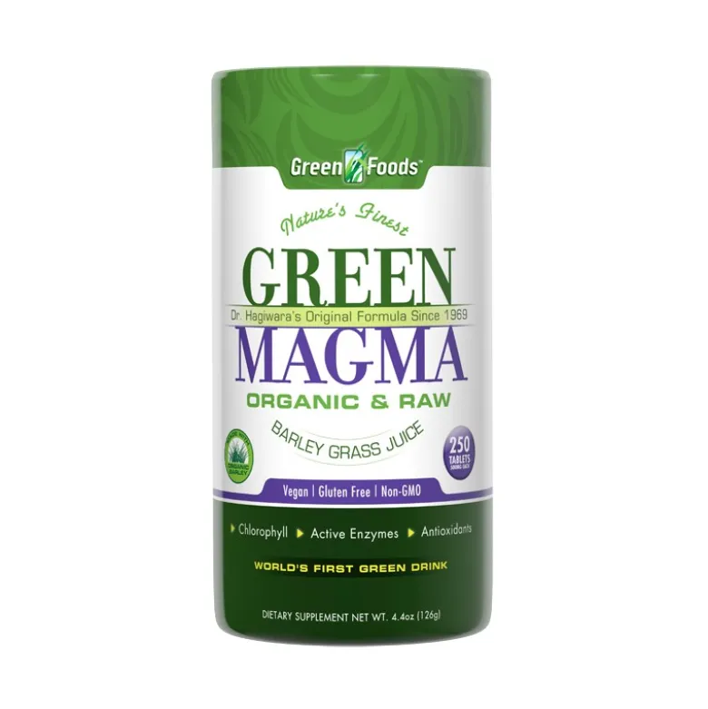 Green Magma Succo d'Erba d'Orzo Biologico Depurativo 250 Tavolette
