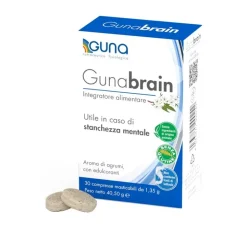 Gunabrain Integratore per Stanchezza Mentale e Memoria 30 Compresse