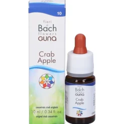 Guna Crab Apple Fiori di Bach Rimedio per Accettazione Di Sé Gocce 10ml