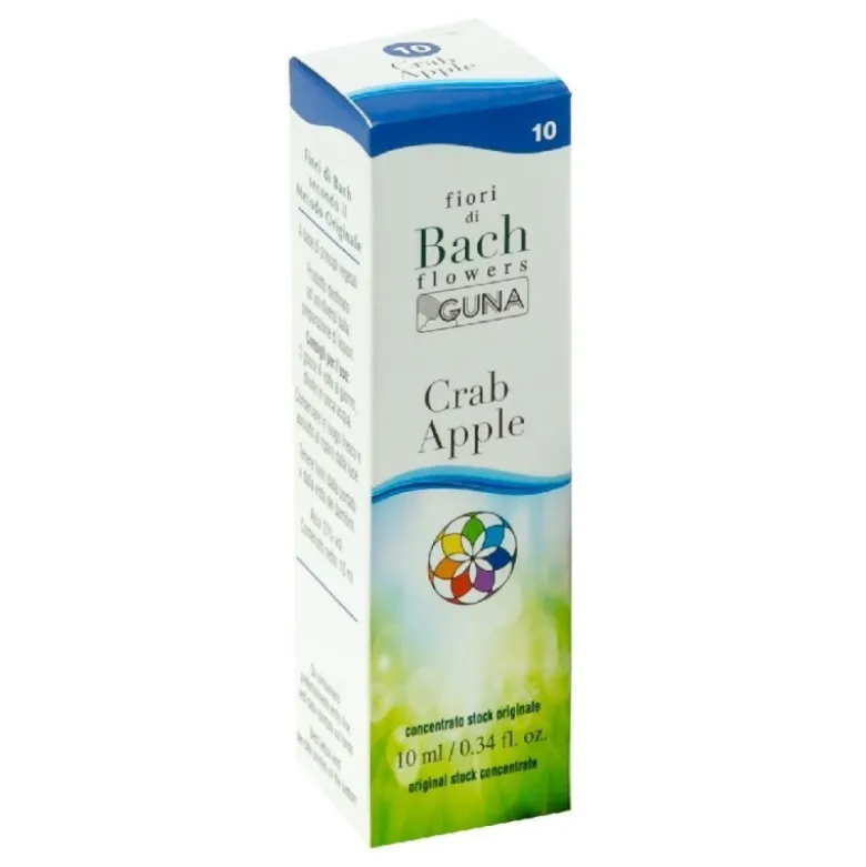 Guna Crab Apple Fiori di Bach Rimedio per Accettazione Di Sé Gocce 10ml