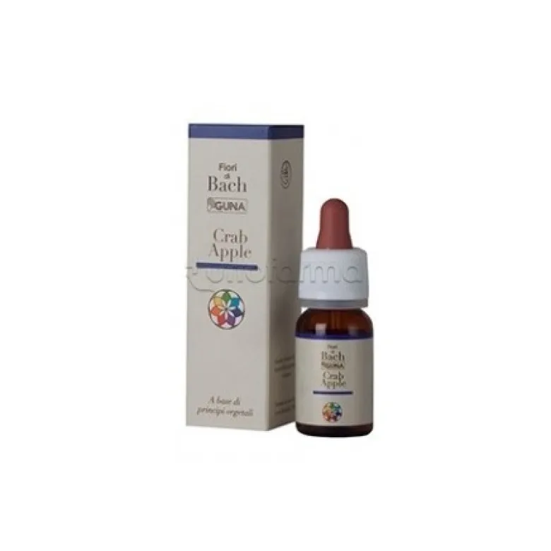 Guna Crab Apple Fiori di Bach Rimedio per Accettazione Di Sé Gocce 10ml