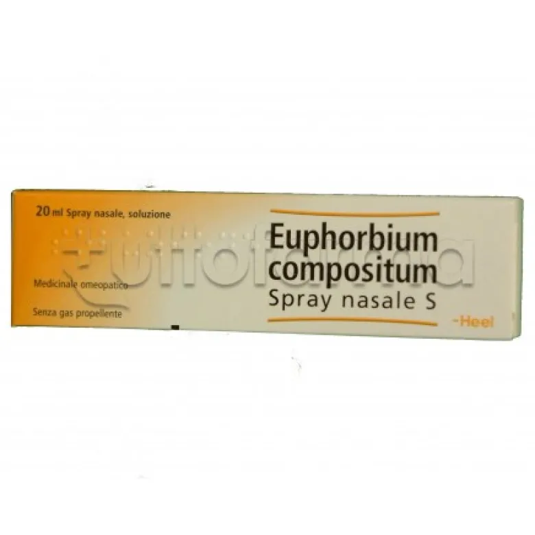 Guna Euphorbium Compositum Heel Spray Nasale Omeopatico per Sinusite 20ml