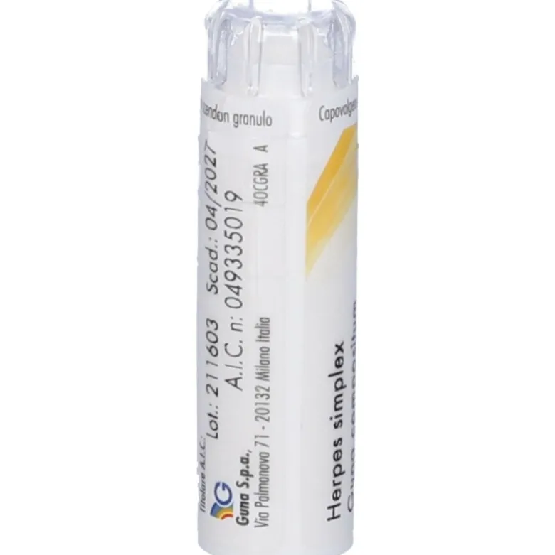 Guna Herpes Simplex Compositum Granuli Omeopatici Tubo 4g