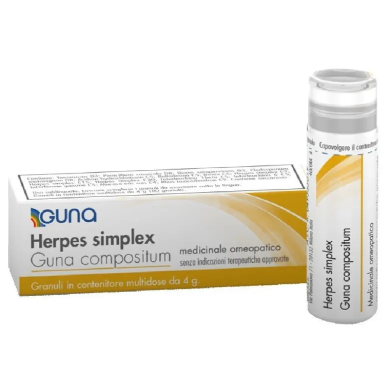Guna Herpes Simplex Compositum Granuli Omeopatici Tubo 4g