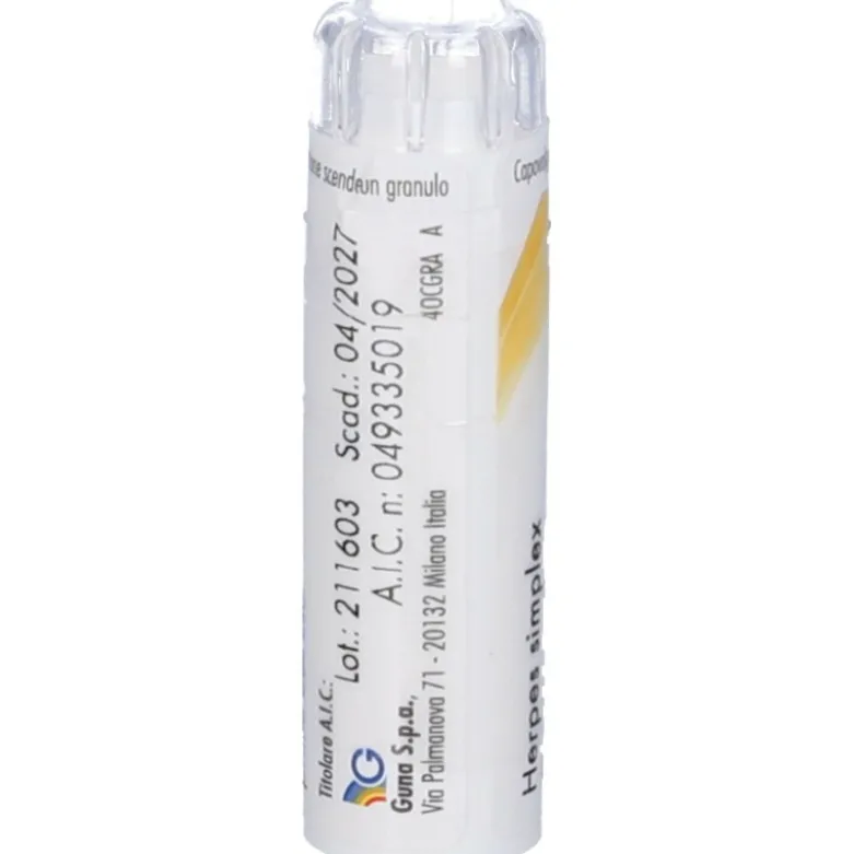 Guna Herpes Simplex Compositum Granuli Omeopatici Tubo 4g