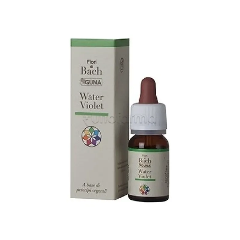 Guna Water Violet Fiori di Bach Gocce contro Isolamento e Timidezza 10ml
