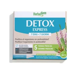 Herbalgem Detox Express Integratore Drenante Depurativo 7 Fiale 10 ml
