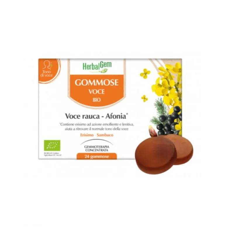Herbalgem Gommose Voce Limpida 24 Pezzi