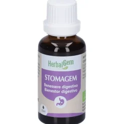 Herbalgem Stomagem per Digestione Concentrato Gemme Fresche Gocce 30ml