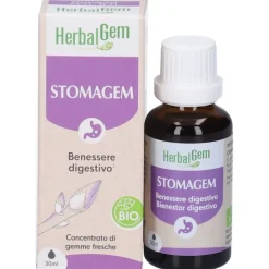 Herbalgem Stomagem per Digestione Concentrato Gemme Fresche Gocce 30ml