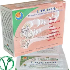 Herboplanet Liquisol Integratore per Regolarità Intestinale 20 Bustine