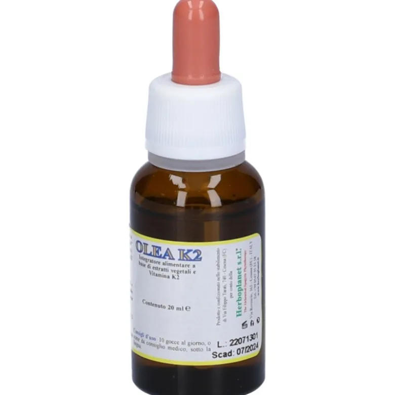 Herboplanet Olea K2 Integratore Vitaminico Gocce 20ml