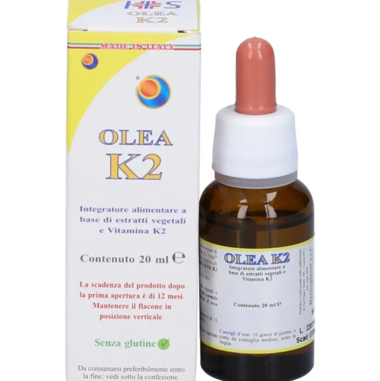 Herboplanet Olea K2 Integratore Vitaminico Gocce 20ml
