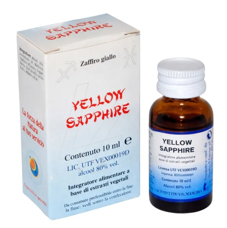 Herboplanet Yellow Sapphire per Digestione e Benessere Mentale 10ml