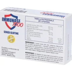 Hering Immunase 1000 Integratore per Sistema Immunitario 20 Compresse