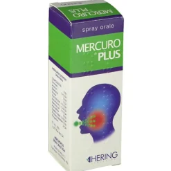 Hering Mercuro Plus Spray Orale Omeopatico per Gola e Tonsille 30ml