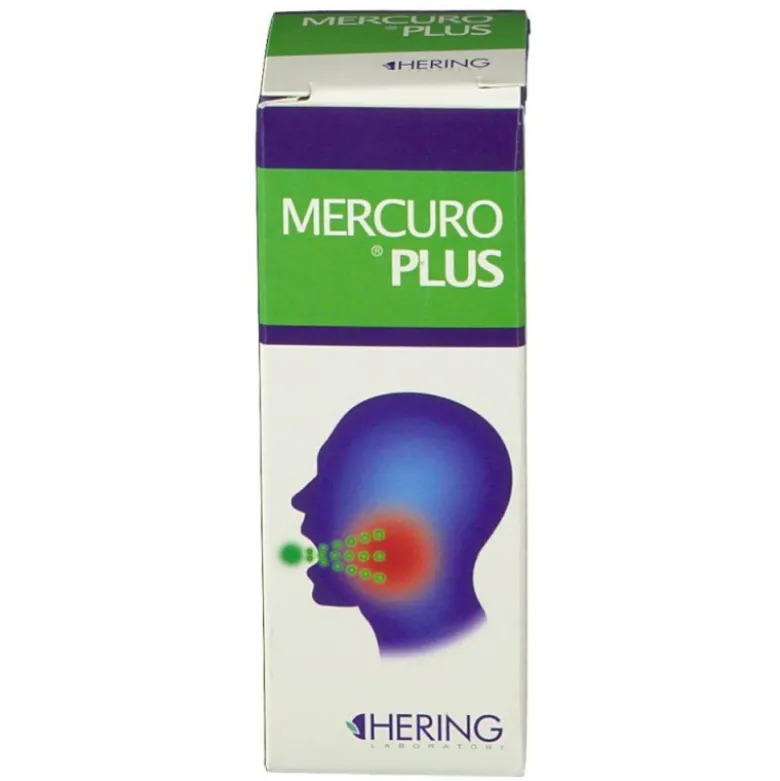 Hering Mercuro Plus Spray Orale Omeopatico per Gola e Tonsille 30ml