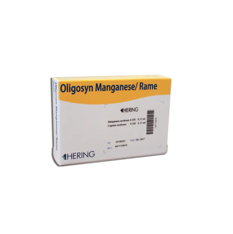 Hering Oligosyn Manganese e Rame Oligoelementi 15 Fiale da 2ml
