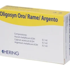 Hering Oligosyn Oro Rame Argento Oligoelementi 15 Fiale da 2ml