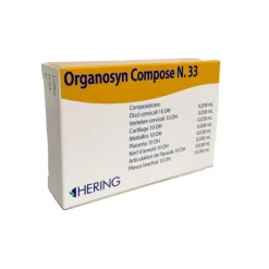 Hering Organosyn Compose 33 Omeopatico per Artrosi 15 Fiale da 2ml