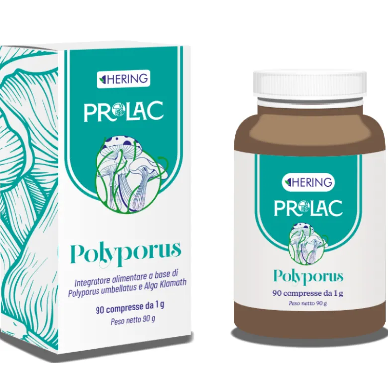 Hering Prolac Polyporus Integratore per Difese Immunitarie e Umore 90 Compresse