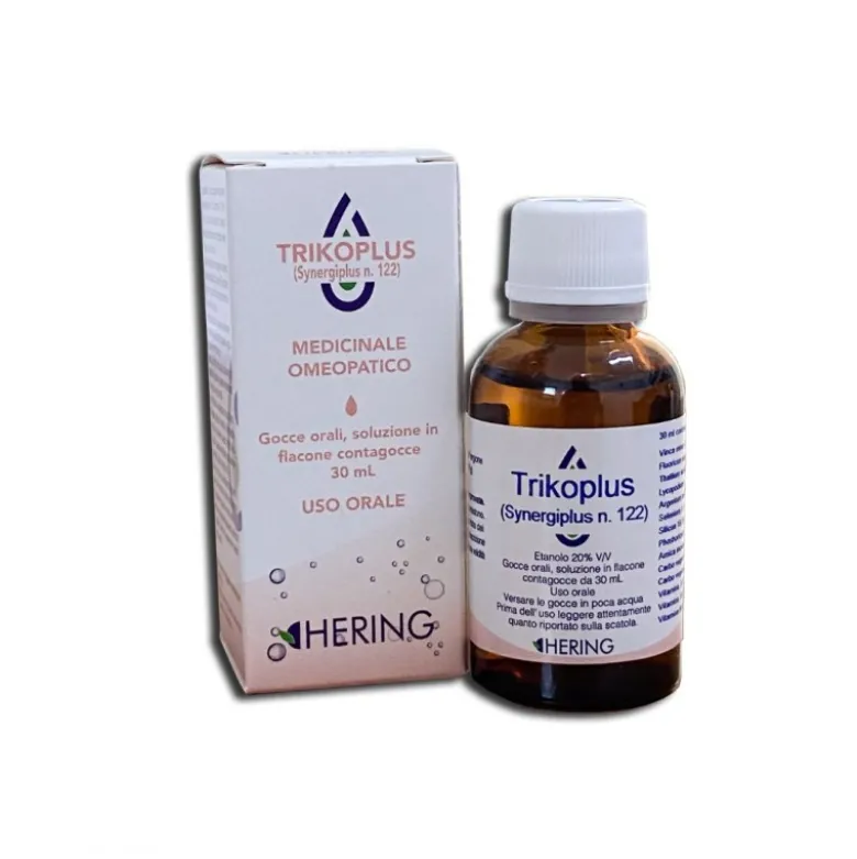 Hering Triko Plus medicinale omeopatico Synergiplus benessere capelli gocce 30ml