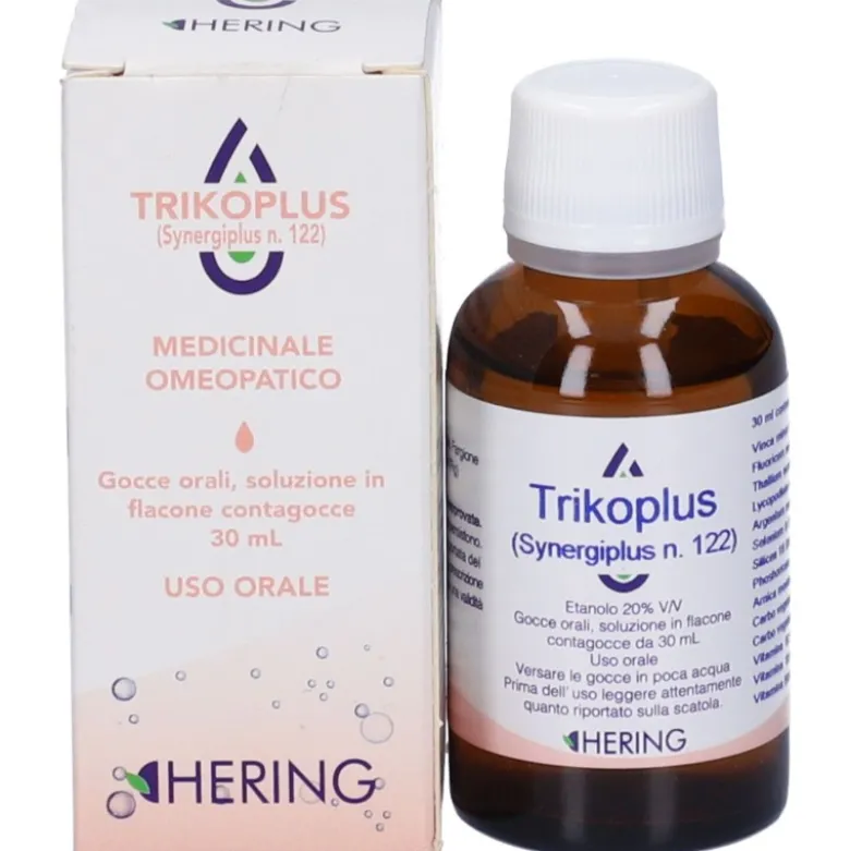 Hering Triko Plus medicinale omeopatico Synergiplus benessere capelli gocce 30ml