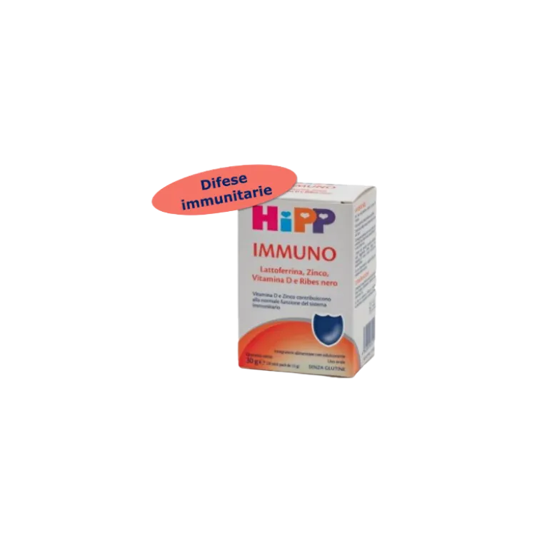 Hipp Immuno Integratore Difese Immunitarie per Bambini 20 Stick