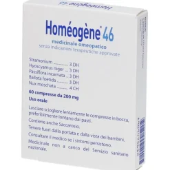 Homeogene 46 Medicinale Omeopatico 60 compresse
