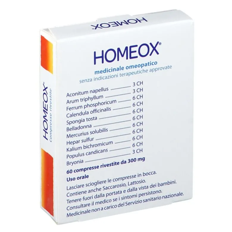Homeox Medicinale Omeopatico 60 Compresse