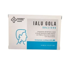 Ialu Gola Sollievo Integratore per Mal di Gola 20 Compresse