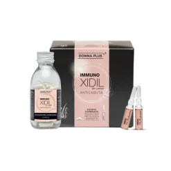 Immuno Xidil Donna Plus integratore anticaduta capelli donna 60 capsule + 15 fiale